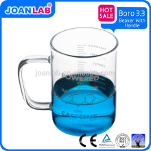 JOAN LAB 200ML Borosil 3.3 Vasos de vidrio con mango para cristalería de laboratorio